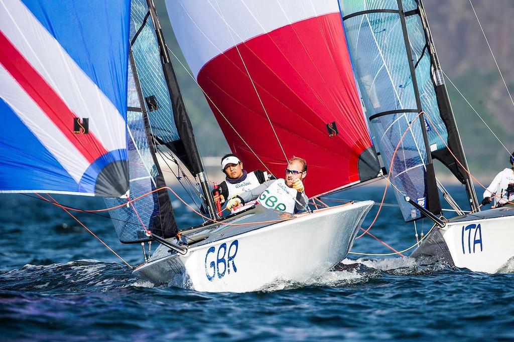 SKUD 18 - 2016 Paralympics - Day 2, September 14, 2016 &copy; Richard Langdon / World Sailing